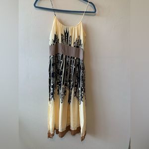 Vena Cava City Skyline Dress size 4 silk Gossip Girl